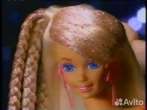 barbie glitter hair 1993